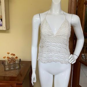Oscar St Lace Halter Top